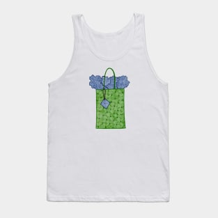 Gift bag (green and blue) Tank Top